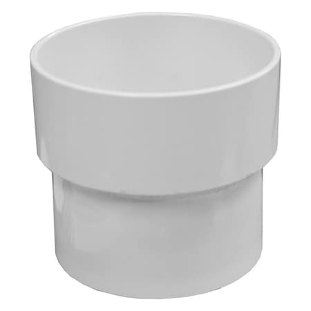 Charlotte Pipe And Foundry 4in. x 3in. PVC DWV Adapter Coupling to DWV Spigot PAC543